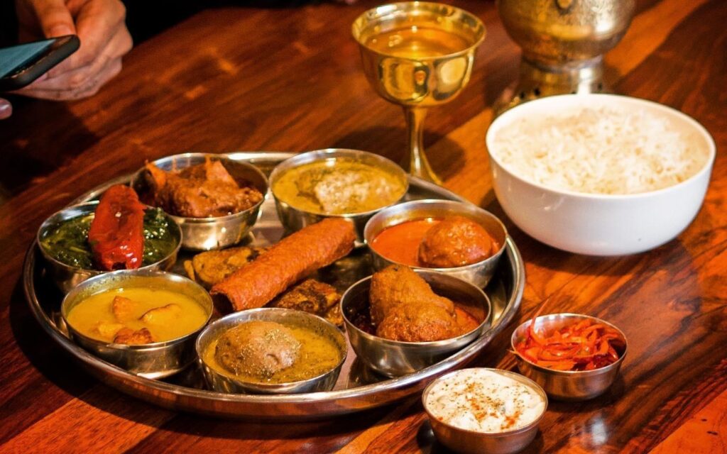 famous and delicious Kashmiri thali
